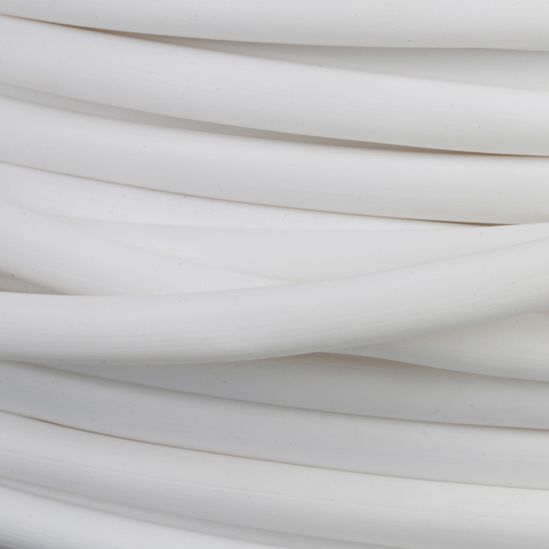 Tubo de número de cable en blanco